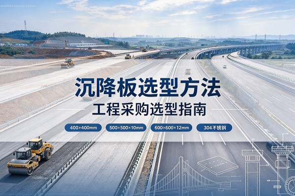 弓长岭沉降板选择方法