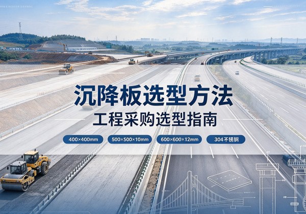 弓长岭沉降板选择方法